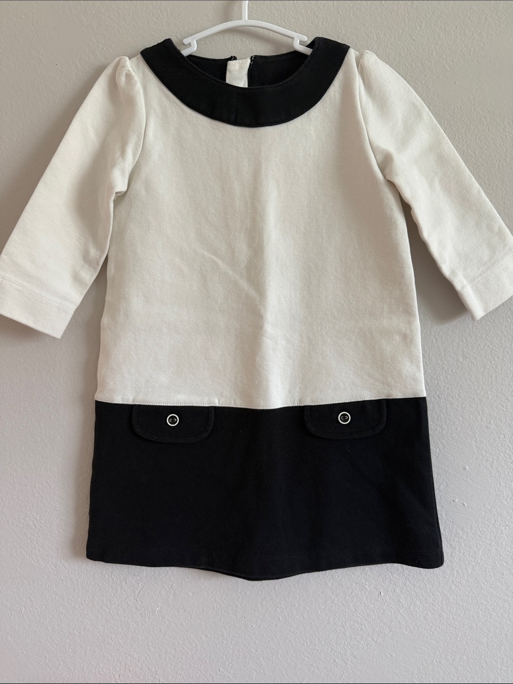Gymboree Black and White Peter Pan Collar Dress for Girls